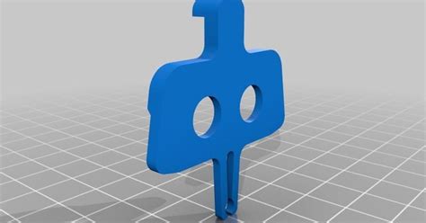 Shimano Disc Brake Pad Spacer By Aiber Download Free Stl Model