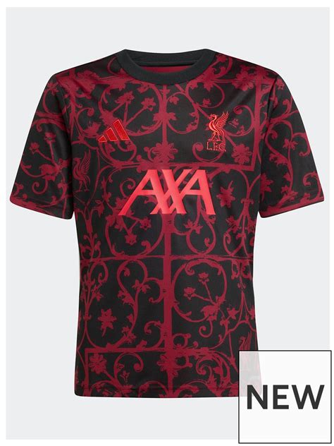 football shirts kits pre match  years liverpool kids