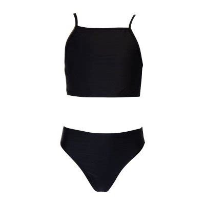 Bikini Till Barn Handla Svart Tankini Linne Till Barn
