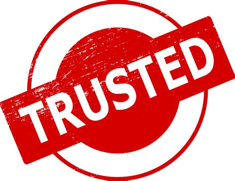 4 Trusted Stamp Png Transparent