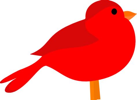 Red Bird Clip Art at Clker.com - vector clip art online, royalty free & public domain