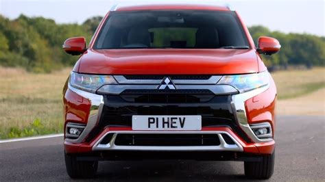 2019 Mitsubishi Outlander PHEV Orient Red Exterior Interior UK