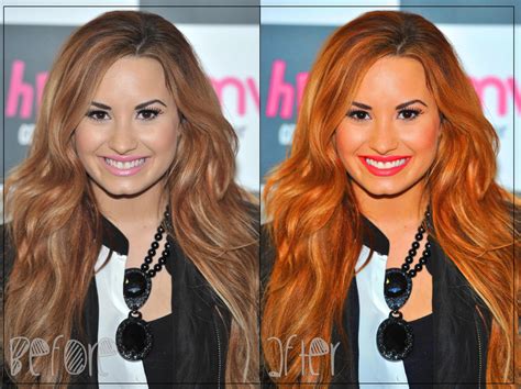 Demi Lovato Before and After by Dyan21 on DeviantArt