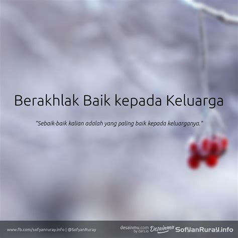 berakhlak baik  keluarga