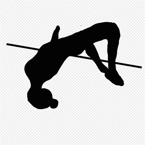 High Jump Silhouette