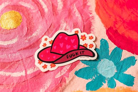 Fuck It Sticker Inspired By The Tv Show Yellowstone Etsy