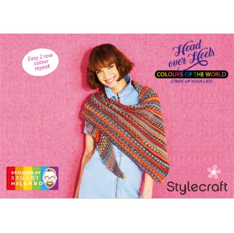 Stylecraft Head Over Heals 4 Ply Pattern Shawl Delta Wool Shop