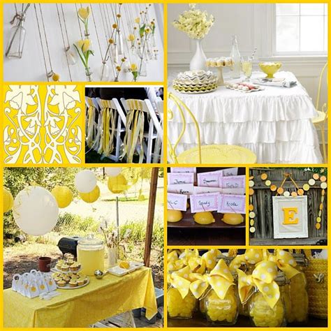 11 Best Yellow Bridal Shower Ideas Images On Pinterest