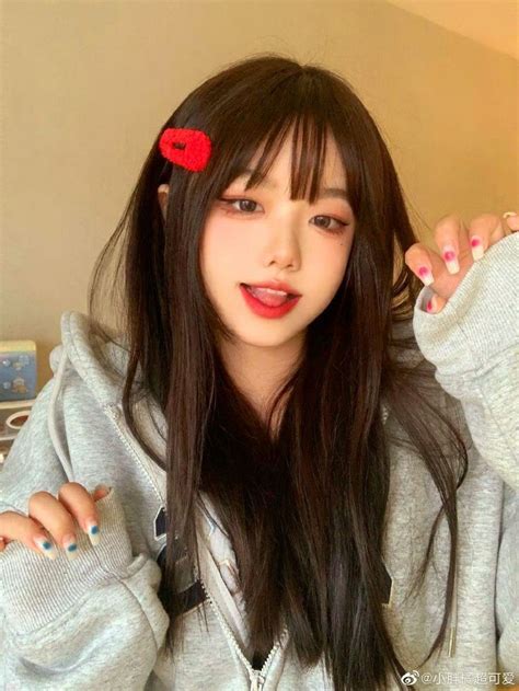 Cutegirl 희얼사 귀여운 아시아 소녀 Uzzlang 소녀 귀여운 소녀 사진