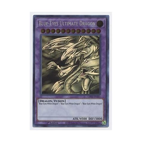 Blue Eyes Ultimate Dragon GFP2 EN181 Ghost Rare 1ère édition