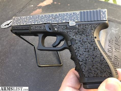 Armslist For Sale Trade Beautiful Custom Engraved Glock G Pistol