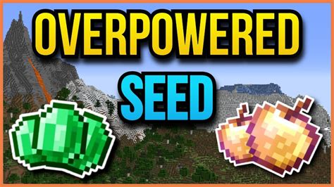 The Most OVERPOWERED Minecraft MOUNTAIN Seed 1 19 YouTube