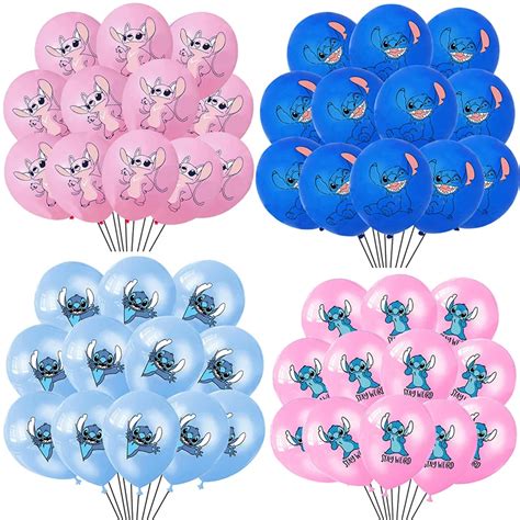 Ensemble De Ballons En Latex Lilo Et Stitch De Disney 10 Pièces De 12