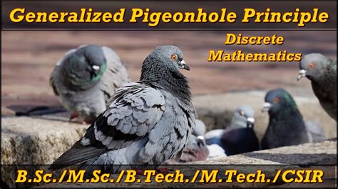 Generalized Pigeonhole Principle And Their Problems Youtube