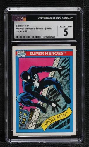 Impel Marvel Universe Super Heroes Spider Man Cgc F Ebay