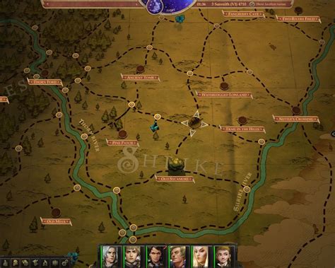 Pathfinder Kingmaker World Map