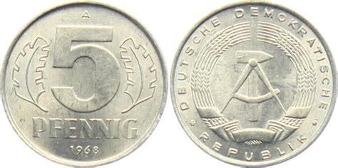 Ddr Pfennig A Hammer Und Zirkel Bu Ma Shops