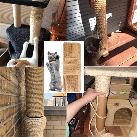 Danhjin Cat Natural Sisal Rope For Scratching Post Tree Replacement