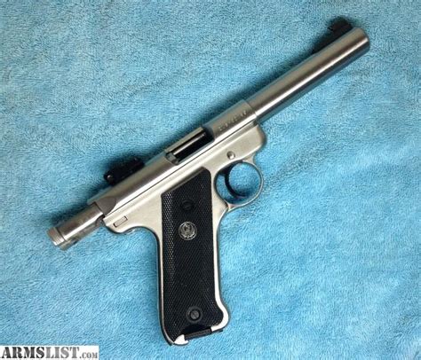 ARMSLIST For Sale Ruger Mark II Stainless Target Pistol 22