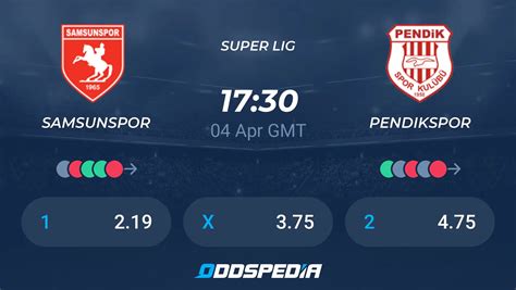 Samsunspor Vs Pendikspor Predictions Odds Live Score Stats