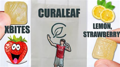 Curaleaf Select Strawberry X Bites And Lemon Edible Gummies Chews