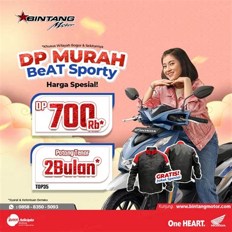 Promo Diskon Bintang Motor Bogor Januari Honda Bintang Motor