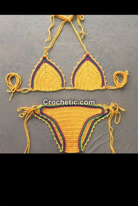 Bikini Uncinetto Schema Tutorial Spiegazioni Artofit