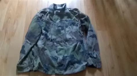 UNE VESTE TREILLIS camouflage militaire français F2 armée 88C chasse