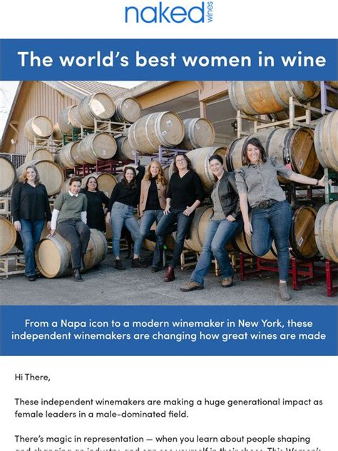 Naked Wines Meet The Women Winemakers Changing The Industry Get 9 Wines For 64 99 Milled