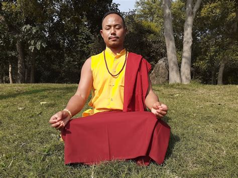 Tibetan Buddhist Meditation Dress Monk Robemonastry Style Meditation