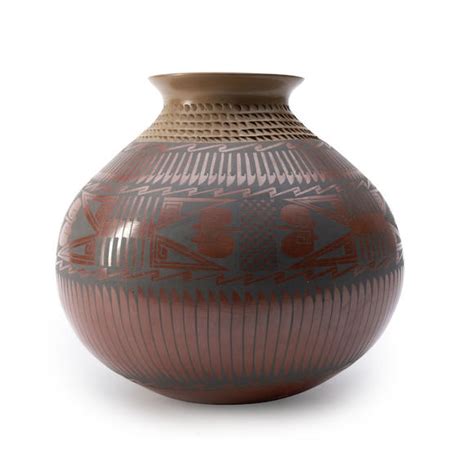 Bonhams Skinner A Large Mata Ortiz Polychrome Jar Gregorio Goyo