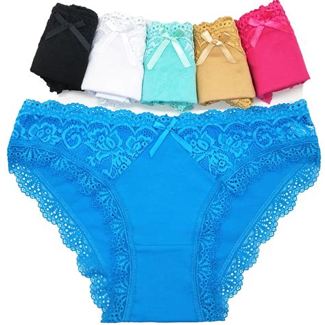 Cotton Briefs Lady Pcs Set Lace Panty Underpants Seamless Panties For Women Lingerie