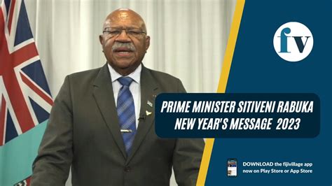 Prime Minister Sitiveni Rabuka S New Year S Day Address To The