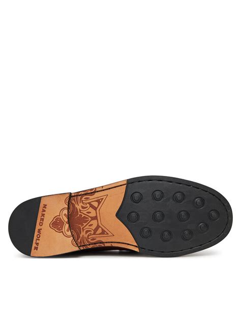 Naked Wolfe Μοκασίνια Riviera Καφέ Modivo gr