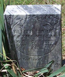 Alford Milligan 1896 1899 Mémorial Find a Grave