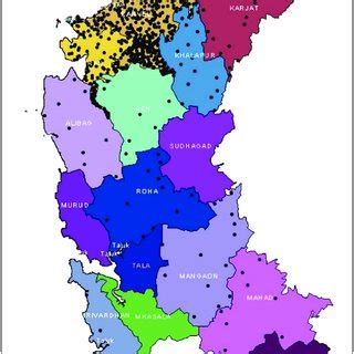 The Panvel taluka in Raigad district having Panvel as a major city and... | Download Scientific ...