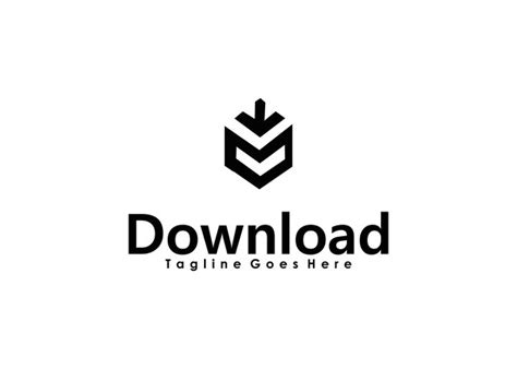 Premium Vector Download Data Logo Design Technology Icon