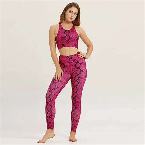 2 Piece Sports Suit Female Workout Clothes For Women Yoga Set Floral