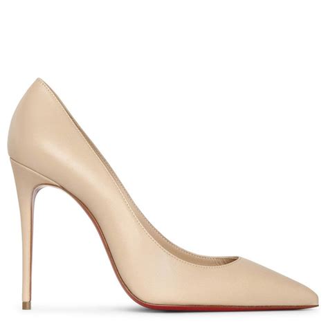 Christian Louboutin Kate Pumps In Nude Leather Ufo No More