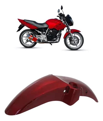 Paralama Dianteiro Cbx 250 Twister 2006 Vermelho Liso Frete Grátis