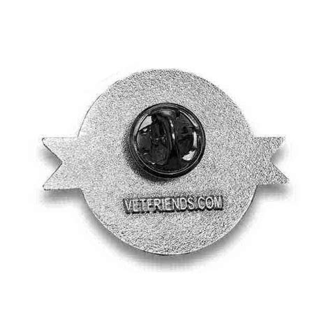 Usaf Veteran Custom Lapel Pin With Roundel Graphic