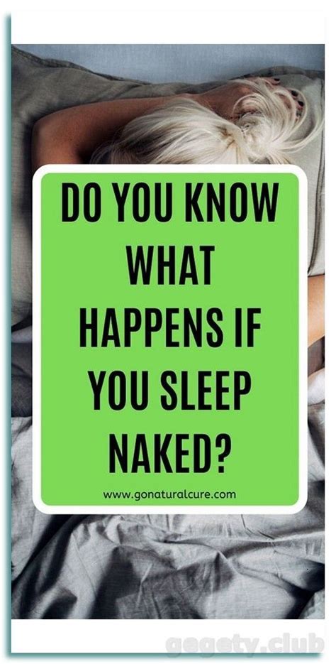 Incredible Health Benefits Of Sleeping Naked At Night Artofit