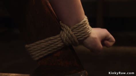 Brunette Anal Fucks Gagged Blonde Babe