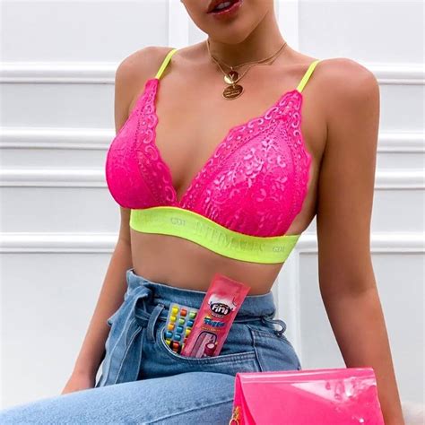 Conjunto De Lingerie Neon