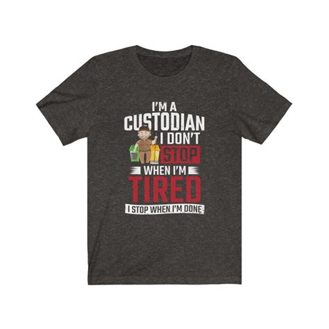 School Custodian Shirt Funny Janitor School Janitor T Etsy