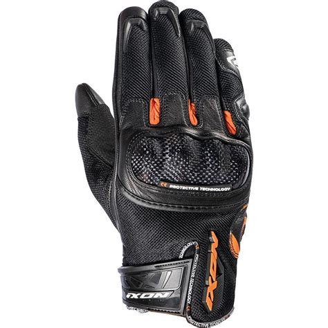 Gants Rs Rise Air Ixon Noir Orange Moto Axxe Fr Gants Moto T