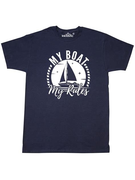 Inktastic Sailing Captain My Boat My Rules T Shirt Walmart