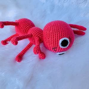 Bumble Nums Ant Crochet Ant Amigurumi Personalized Stuffed Bumble Nums ...