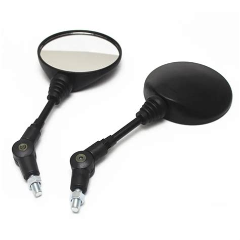 Newest Motorbike Side Mirrors Rearview Mirror 8mm 10mm Custom Black