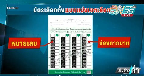 เลือกตั้ง 2566 กกต พิมพ์ บัตรโหล เสี่ยงประชาชนกาผิดคน Pptvhd36